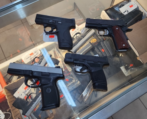 Pistols at Bootie's Pawn Shop